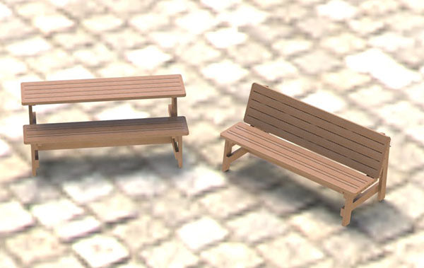 Convertible Bench to Picnic Table Combination Digital Building Plans