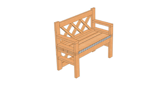Convertible Outdoor Coffee Table to Bench Combination Physical Building Plans