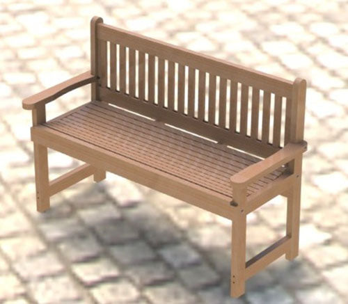 5 ft English Style Garden Bench Building Plans/Instructions