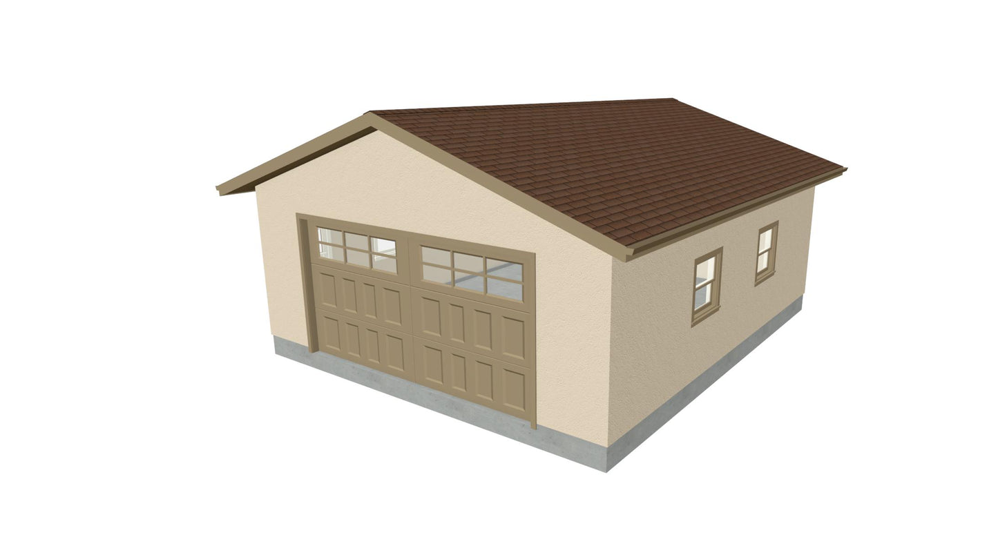 Krafka Garage Plans - 24x28