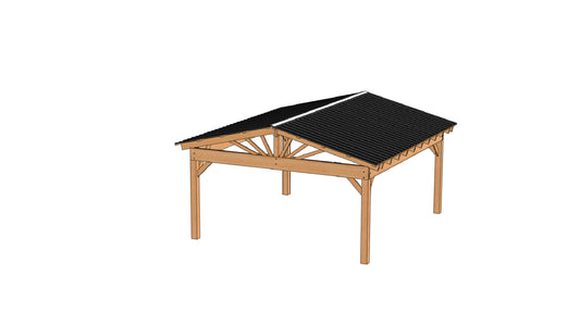 Rey Pavilion Building Plans - 18' x 20'