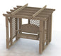 Yard & Garden Pergola with Swing Physical Building Plans/Instructions
