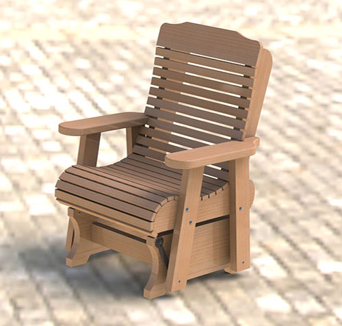 Glider Rocker Resin Wooden Glider/Rocker Digital Building Plans | 001 - Easy to Build ...