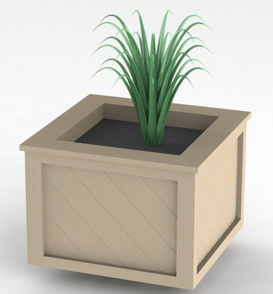 Square Nantucket Planter Box Woodworking Plans